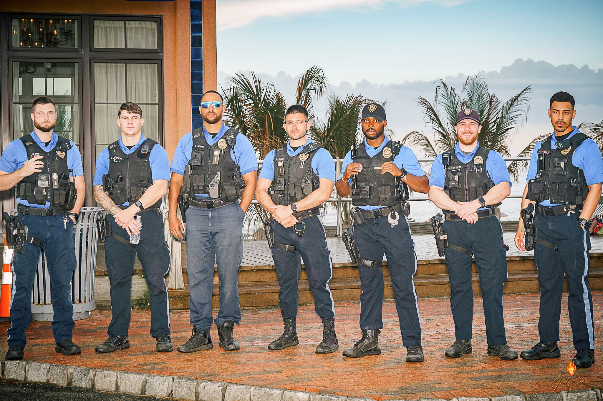 Officers at Beachfront