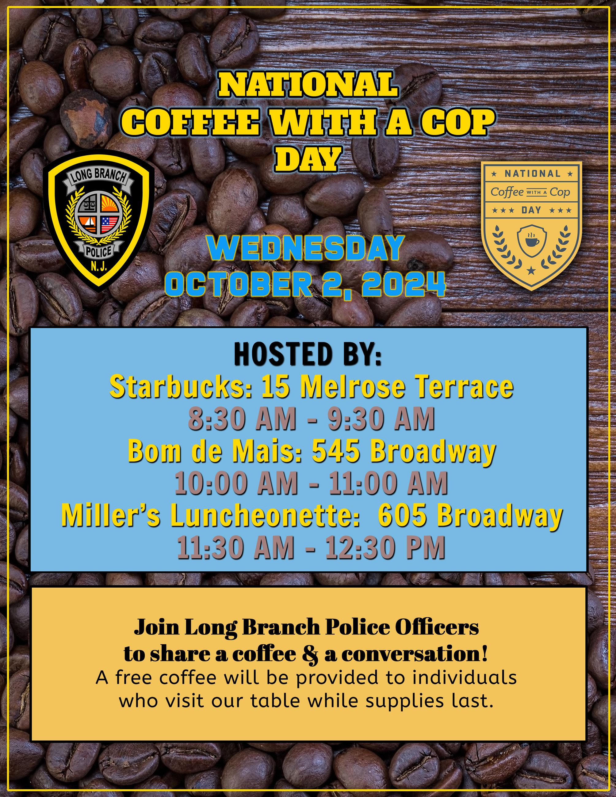 National Coffee With A Cop 2024