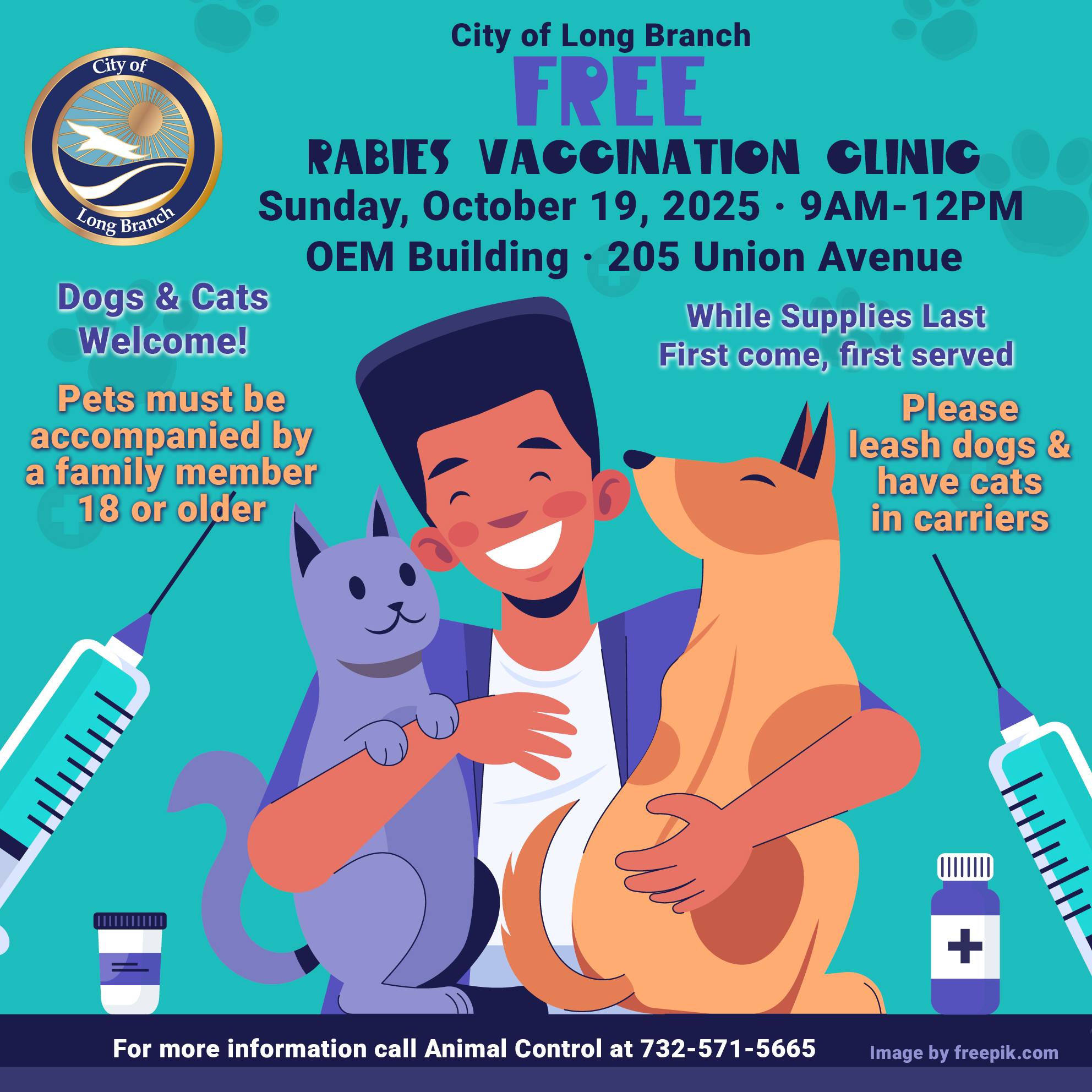 Free Rabies Clinic Event Fall 2025