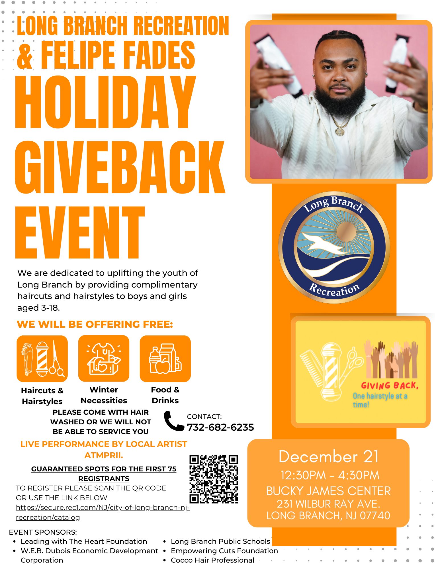 Felipe Fades Give Back Event